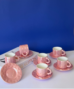 Multi 6 Person Coffee Cup Set  Multi 6 Person Coffee Cup Set